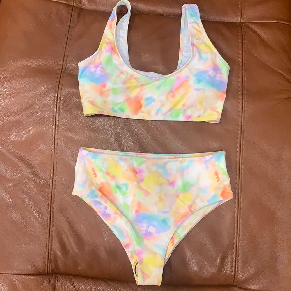 Tie dye bikini
